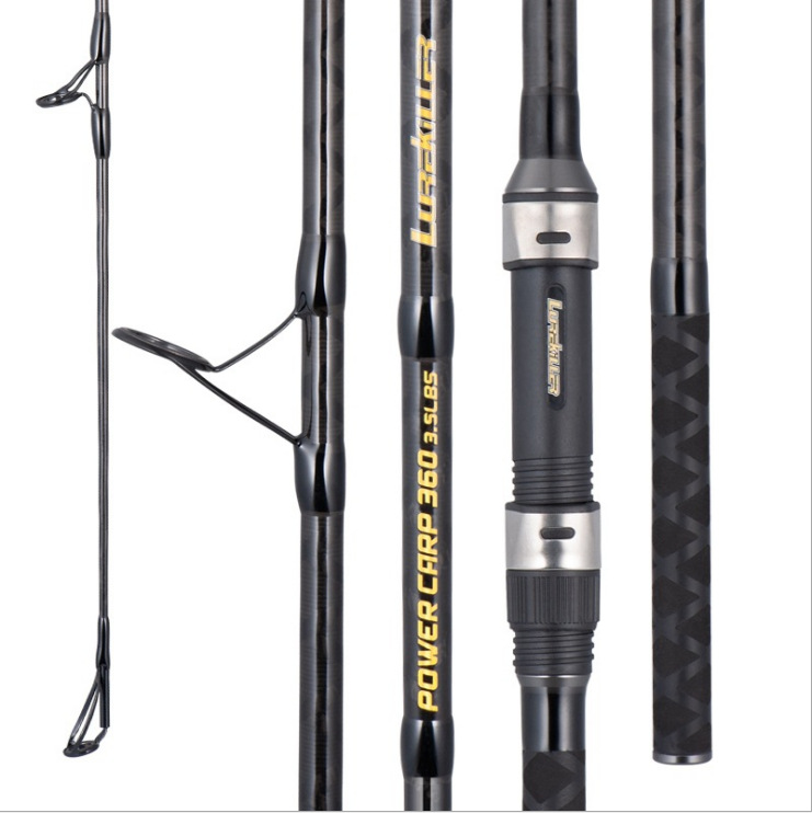 Lurekiller exported to Europe POWER CARP fishing rod cross carbon cloth K bracket 3.6/3.9 m throwing Rod