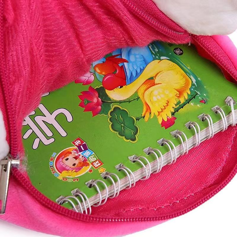 Day Bear KT Pink Blue Hello Kitty Cute Plush Doll Stereo Student Backpack Backpack Bag