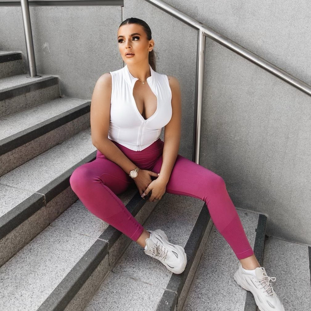 Summer European and American Quick-drying Sports Vest Sleeveless Slimming Fitness Clothes Outer Wear Running Yoga Clothes Women's Top
