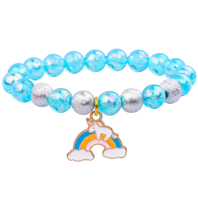Amazon explosions new children beaded bracelet diy children's jewelry unicorn cute gifts wholesale cross-border