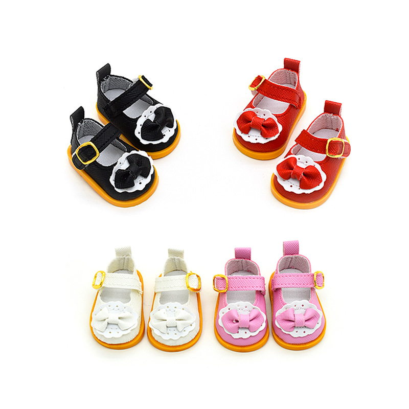 20cm Cotton Doll Shoes Star Doll Leather Shoes Doll Dress Accessories Non-Attribute Butterfly Princess Shoes