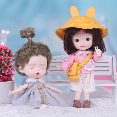 12cm OB11 doll dress body princess play house toy hand doll wholesale doll doll