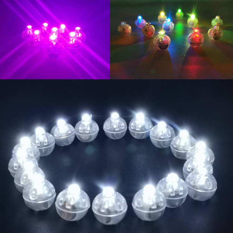New product Small Ball LED Balloon light switch bullet light emitting small bulb paper lantern wick cross-border supply