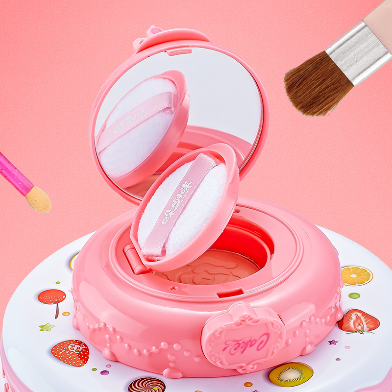 Factory direct supply children's makeup girl cosmetics play house portable princess gift jewelry dressing toys suit