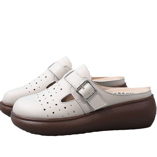 Cross-border Small Fragrant Style Single-layer Shoes Women's Autumn French Socialite Style Shallow Mouth Soft Bottom Flat Bottom Low Heel Milk Shoes Slip-on