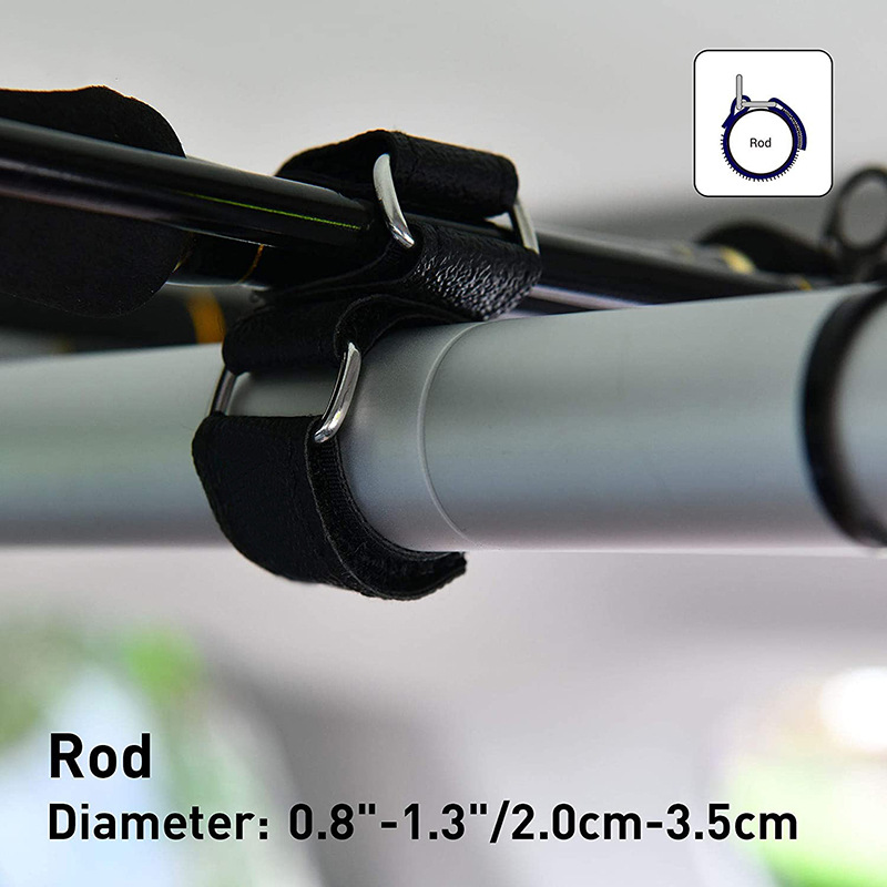 Car fishing rod fixing belt car fishing rod frame Luya tie rod belt car fishing rod strap SUV fishing rod bracket