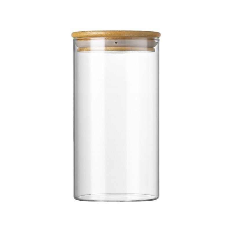 Factory Direct Supply High Borosilicate Glass Sealed Tank Kitchen Moisture-proof Storage Bottle Tea Dried Fruit Grain Storage Tank