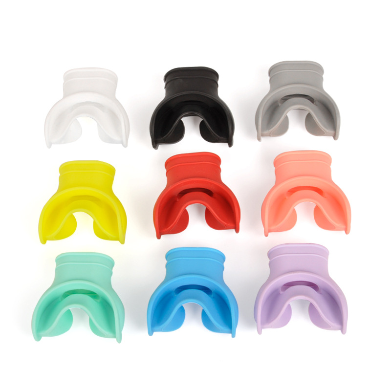 Colorful tongue mop mouthpiece scuba diving breathing regulator universal silicone mouthpiece snorkeling breathing tube equipment