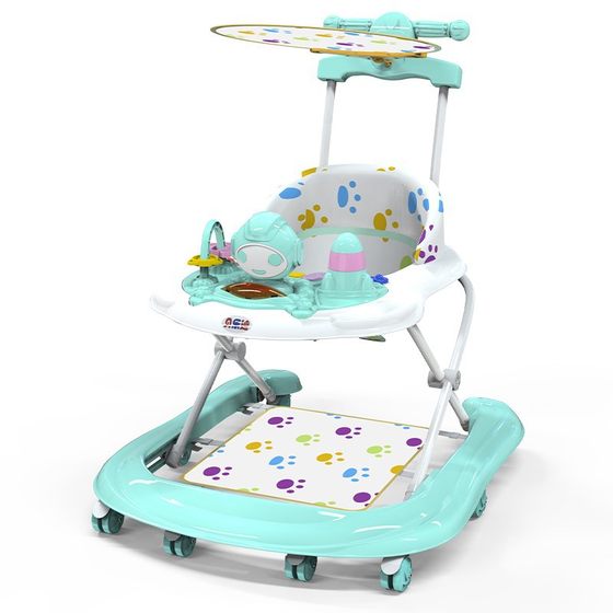 Baby Walker multi-function anti-O-leg anti-rollover push can sit boys and girls young children start line