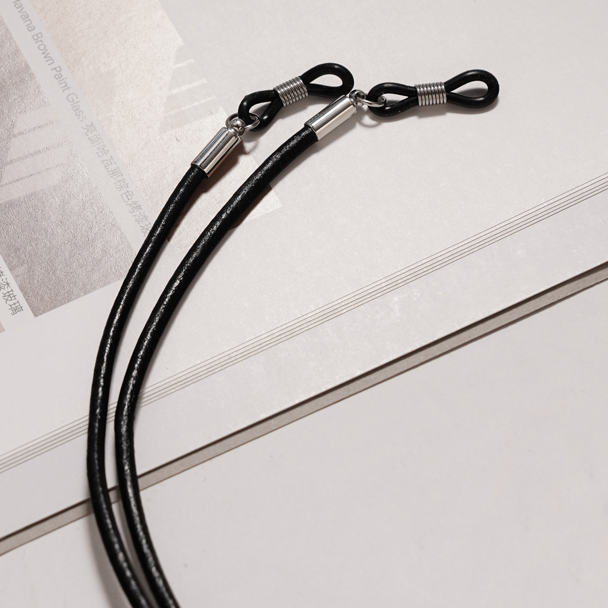 Cowhide Glasses Rope Glasses Lanyard Glasses Protective Rope Chain Neck-hanging Glasses Rope Glasses Anti-loss