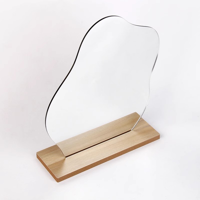 Irregular makeup mirror camera props mirror diy shaped concave shape desktop decorative ornaments acrylic mirror