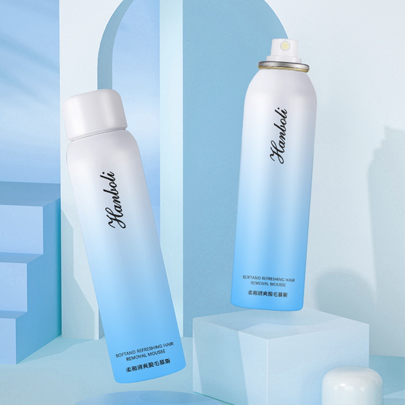 Hair removal spray mousse armpit hair removal hand hair leg hair armpit hair body mild non-stimulation painless hair removal cream for men and women