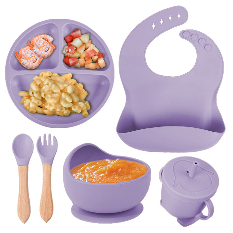 Purple six-piece set