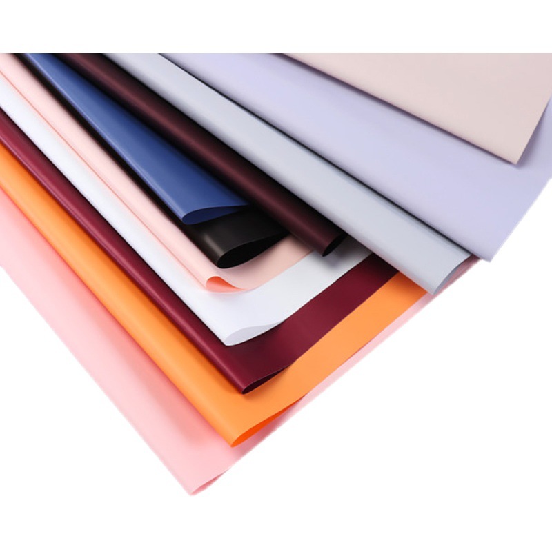 Wrapping Flower Paper Han Feng First Love Solid Color Paper Ouya Paper Advanced Sense Waterproof Paper Flower Shop Flower Paper Flower Packaging Material