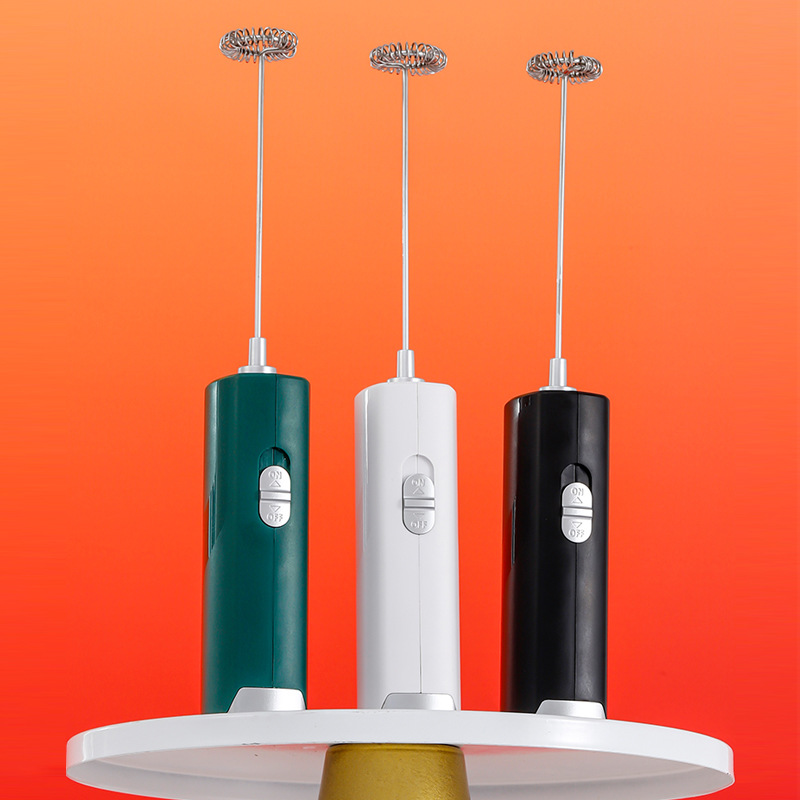 Cross-border electric frother mini handheld wireless blender household small milk dispenser coffee milk frother