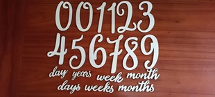 Factory Direct wooden milestone newborn baby digital month year photography props building blocks decoration crafts