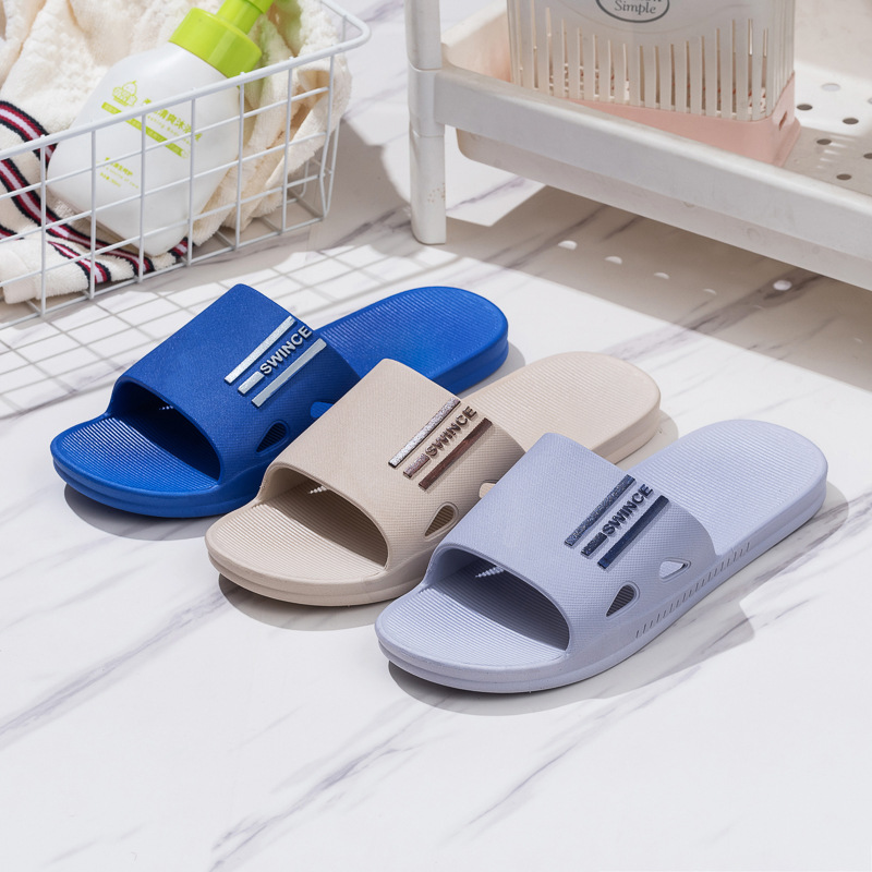 New Material Plastic pvc Home Couple Indoor Outdoor Breathable Summer New Simple Comfortable Men's and Women's Sandals and Slippers