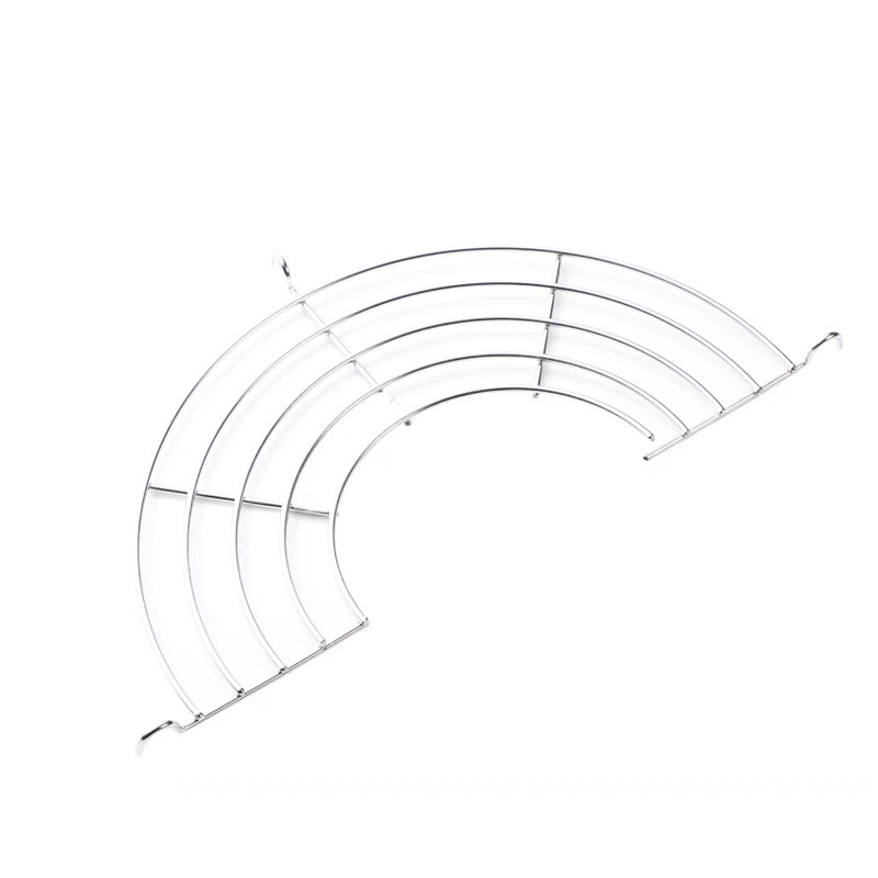 半円形ステンレス鋼油水切りラック積み重ね可能な蒸し器断熱油揚げドリップラックポットエッジ|undefined