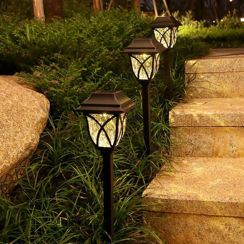 Solar Garden Light Outdoor Waterproof Shadow Light Household Decoration Yard Garden Grassland Arrangement Ground Plug Lawn Light 