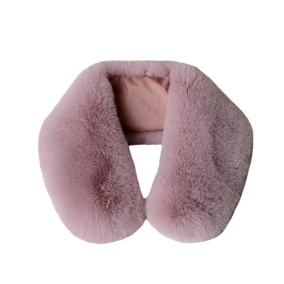 Imitation Rex Rabbit Fur Collar Wholesale Garment Accessories Artificial Faux Fur Pike Crewneck Square Collar Hat Strip Fur Collar