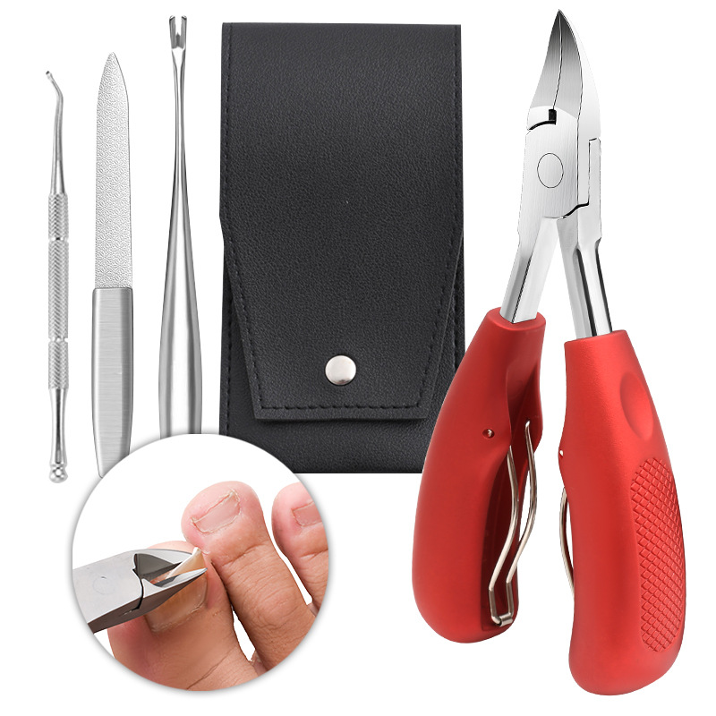 Factory direct chick nose pliers dead skin pliers thick nail onychomycosis portable pedicure pliers furrow pliers dead skin scissors cross border