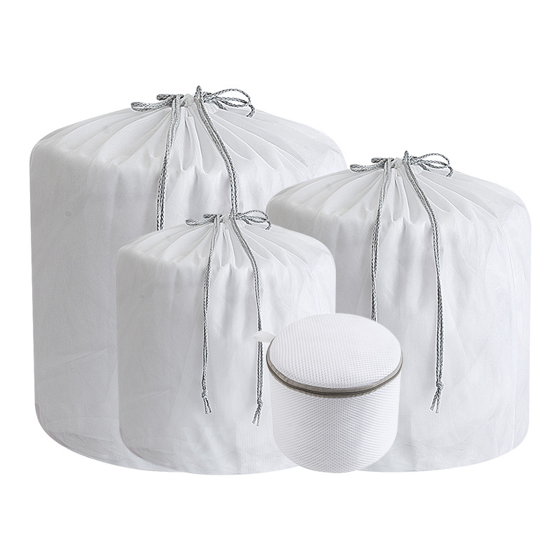 Shumi 70g fine net washing bag bundle laundry bag thickened thick net polyester drawstring washing bag wholesale