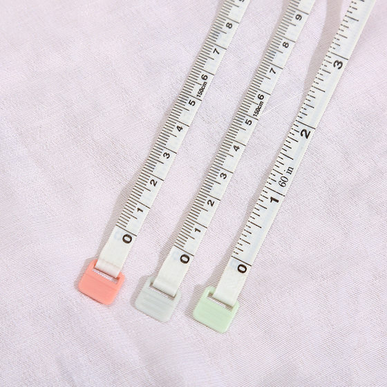 Automatic Retractable Small Ruler Portable Measuring Tape Measure Waist Measuring Clothes Ruler Soft Ruler 1.5 m Tape Ruler Household Portable