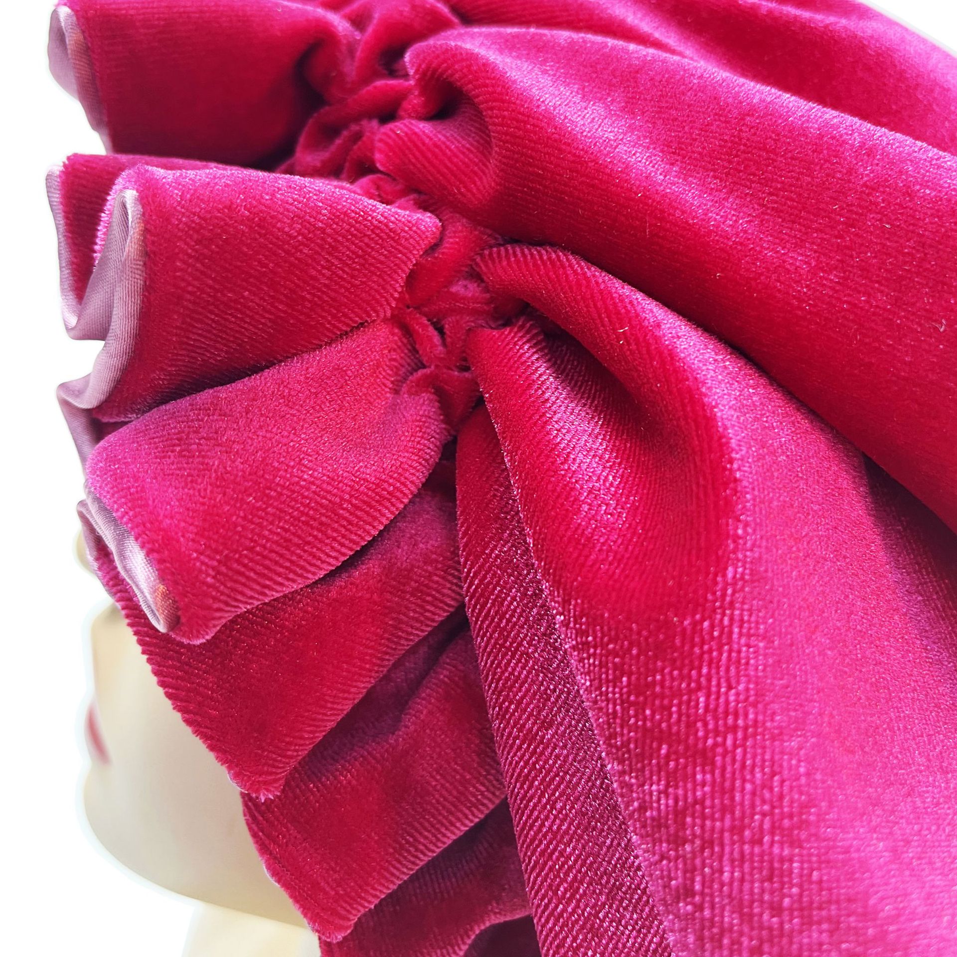 Winter new double nightcap velvet + satin oversized warm hat cross-border European and American supply factory now