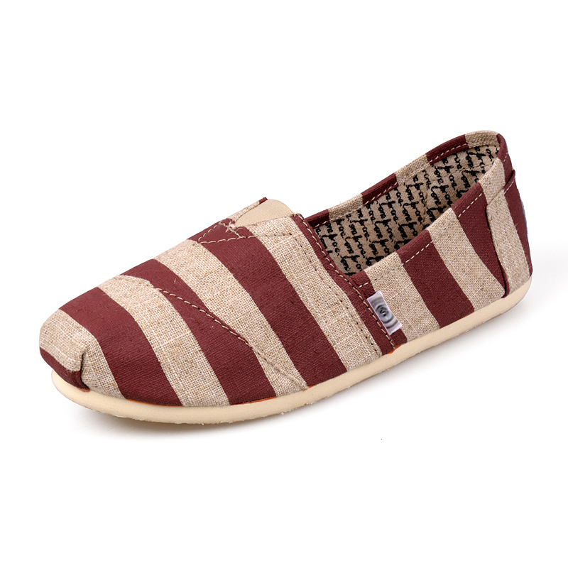 Summer Thomas Cloth Shoes Men's and Women's Slip-on Classic Big Zebra Thomas Lazy Shoes Foreign Trade Mary Shoes