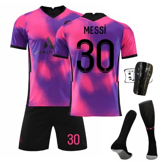 2122 Paris Lord C romassey No. 30 Neymar No. 10 Mbappe football uniform suit men