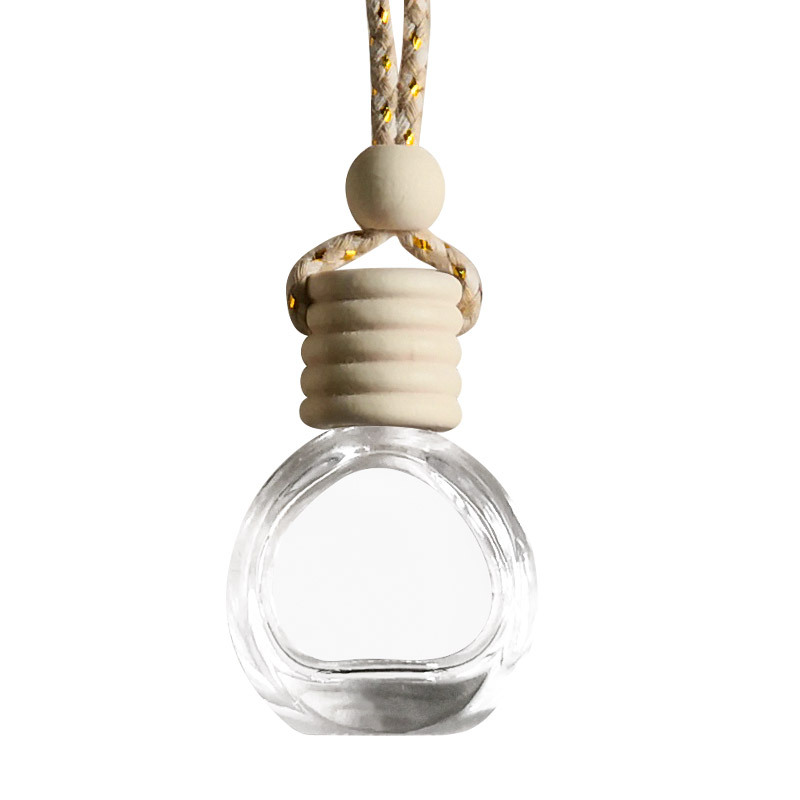 Bouteille de parfum de voiture, bouteille d'aromathérapie de voiture vide, pendentif de voiture créatif, pendentif de parfum suspendu, pendentif d'huile essentielle de voiture_voghion.com