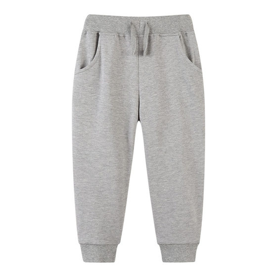 Cross-border supply of new autumn children's foot-binding sports pants European and American style children's sweater pants wholesale