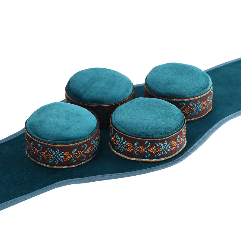 Moxibustion box moxibustion jar pure copper smoke-free bag portable moxibustion physiotherapy device home lazy moxibustion bag velvet moxibustion clothing