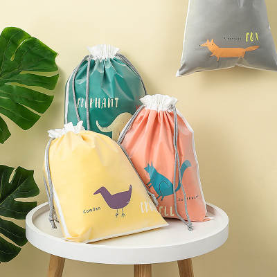 Waterproof Drawstring Double-Layer Drawstring Bag Drawstring ins Travel Storage Bag Shoes Underwear Underwear Dirty Clothes Storage Bag