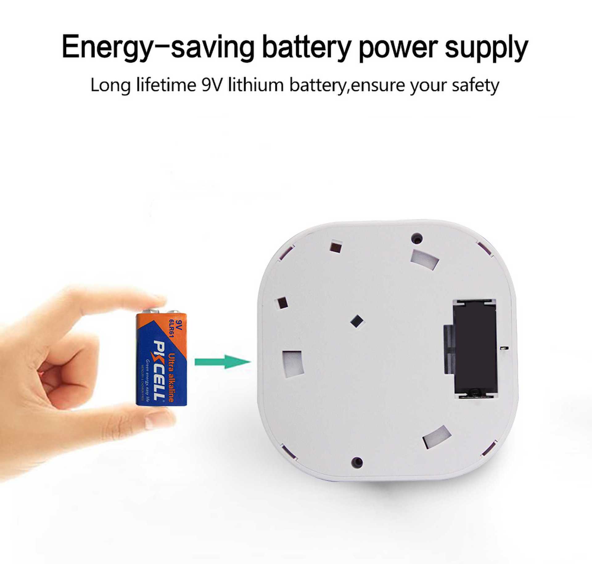 Graffiti ZIGBEE smoke detector APP notification wireless WiFi smoke alarm wireless smoke alarm