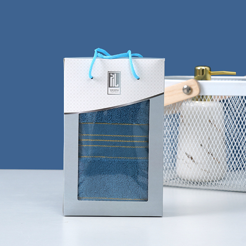 Cotton Towel Gift Box Accompanying Gift Single Pack Thickened Absorbent Opening Group Buying Promotional Gift Towel Wholesale