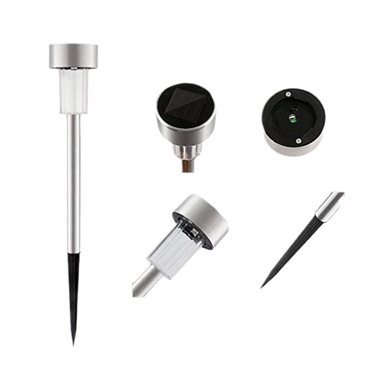 Cross-border outdoor solar ground lamp stainless steel garden solar lawn lamp outdoor garden lamp