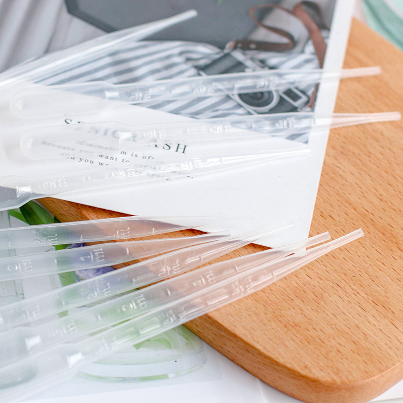 Meimuer disposable 3ml plastic scale straw diy aromatherapy essential oil dropper sub-packaging production tool