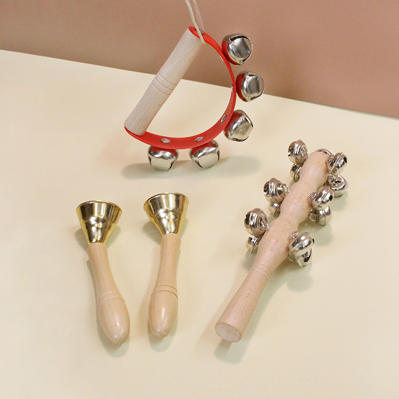 Wooden Orff Wooden Instrument Set Children Percussion Kindergarten Baby Music Early Teaching Aids