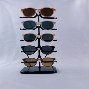 Removable glasses display rack storage rack prop display rack can be hung 5 pairs/pay rotating