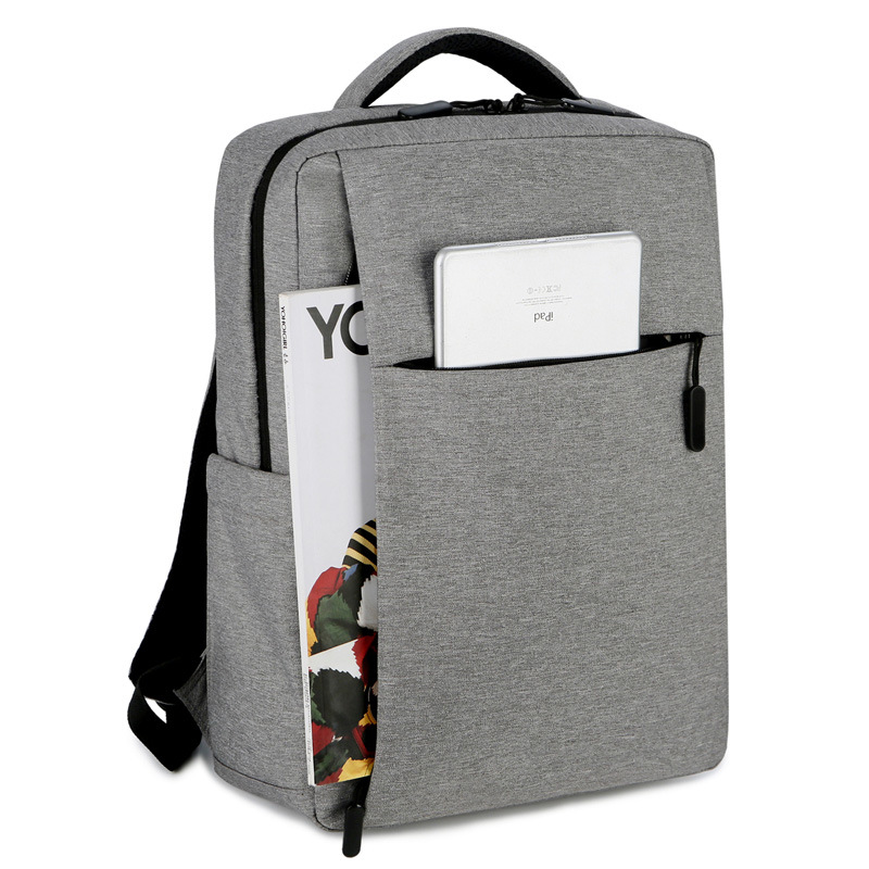 New Business Backpack Men's Multifunctional Backpack Simple Large Capacity Backpack Computer Bag Schoolbag Plus Logo Bag