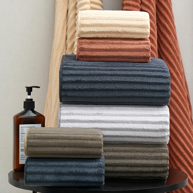 Douyin Coral Velvet Pineapple Grids Enlarged and Thickeneded Adult Quick-drying Absorbent Bath Towel Towel Dry Hair Cap Factory Direct Sales