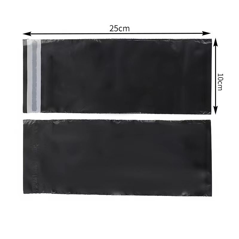 Black Cross-border Lightweight Express Bag Small New Material Express Bag Jewelry Packaging Bag PE Foreign Trade Bag Logistics Bag