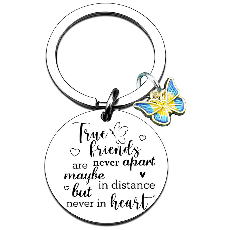 Stainless Steel Keychain DIY Dog Tag Metal Military Tag Pendant Metal Pet Tag Laser Cutting Engraving Gift