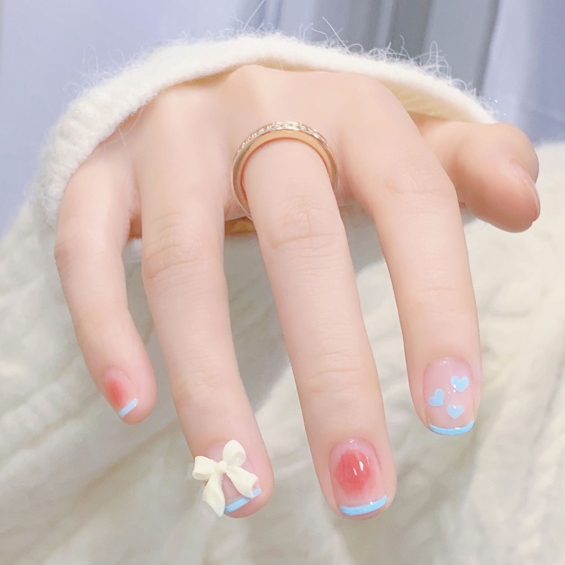 bvg10ml floral water-based nail polish Multicolor Fine flash bake-free durable peelable pearlescent nail polish novice wholesale