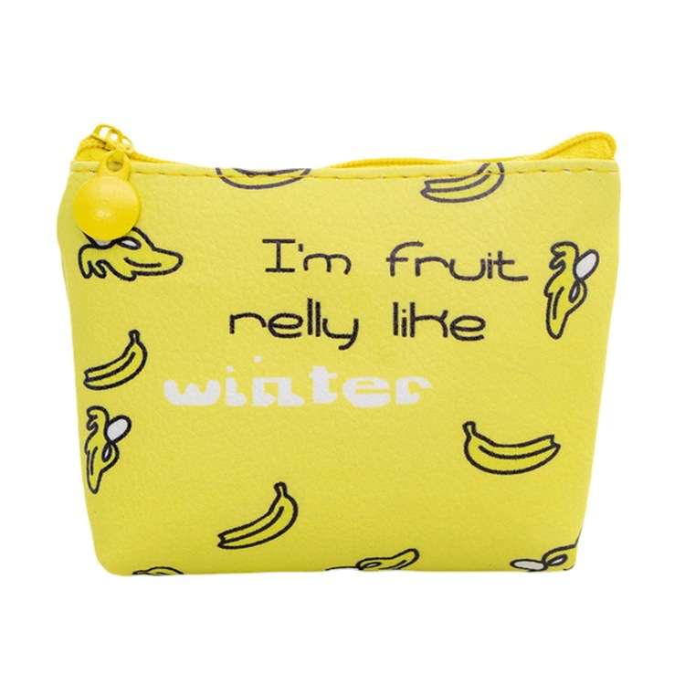 Cute cartoon coin purse pu multi-functional coin key storage bag cross-border hot selling logo printing