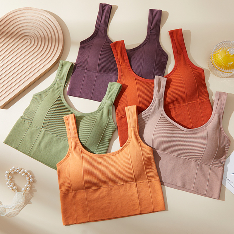 Summer seamless girl wireless fixed strap wrapped chest beauty back vest tube top bra underwear wholesale