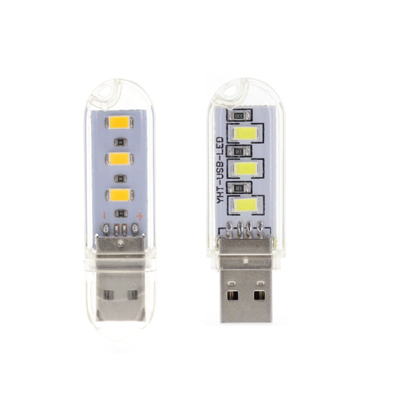Portable usb lamp led Portable night light mobile small desk lamp computer usb interface mini lamp charging treasure lamp