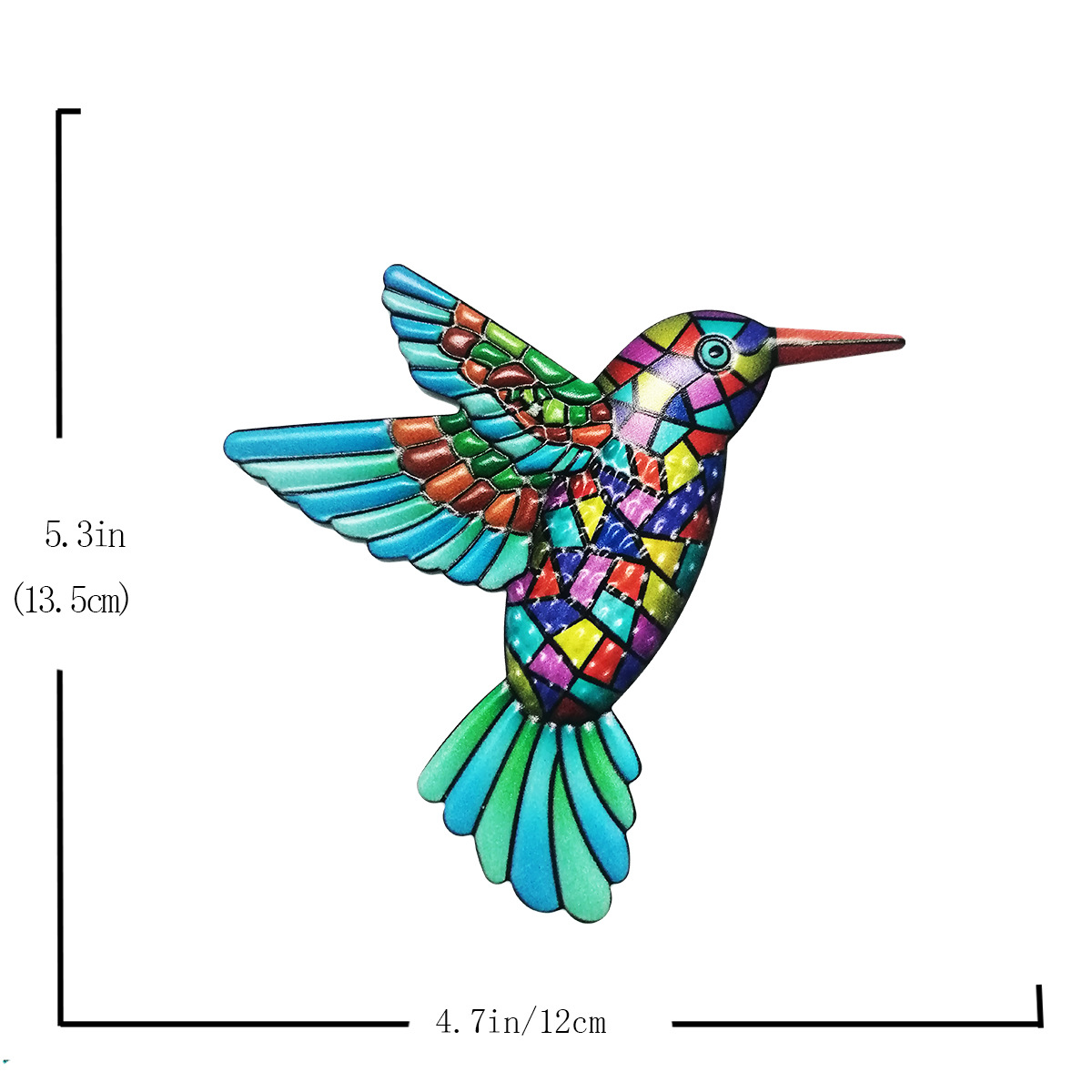 New Amazon Iron Hummingbird Home Wall Hanging Hardware Crafts Pendant Metal Decorations Garden Decoration