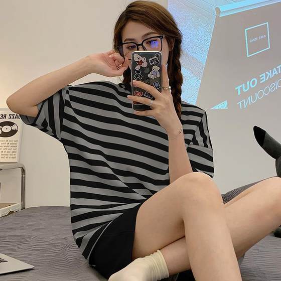 2023 new pajamas women's summer cute short-sleeved shorts plus size internet red style outdoor wear summer suit homewear